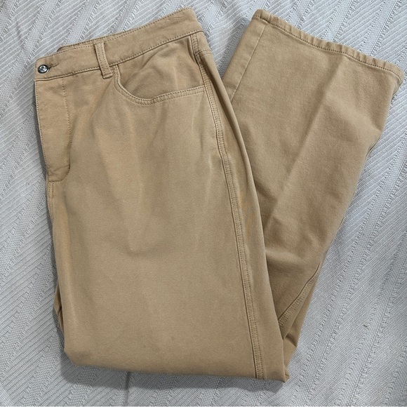 Dream Jeannes by Quacker Factory tan pants, size 14, embellished, stretch - Picture 5 of 10